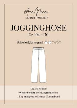PAPIERSCHNITTMUSTER "JOGGINGHOSE" von AnniNanni